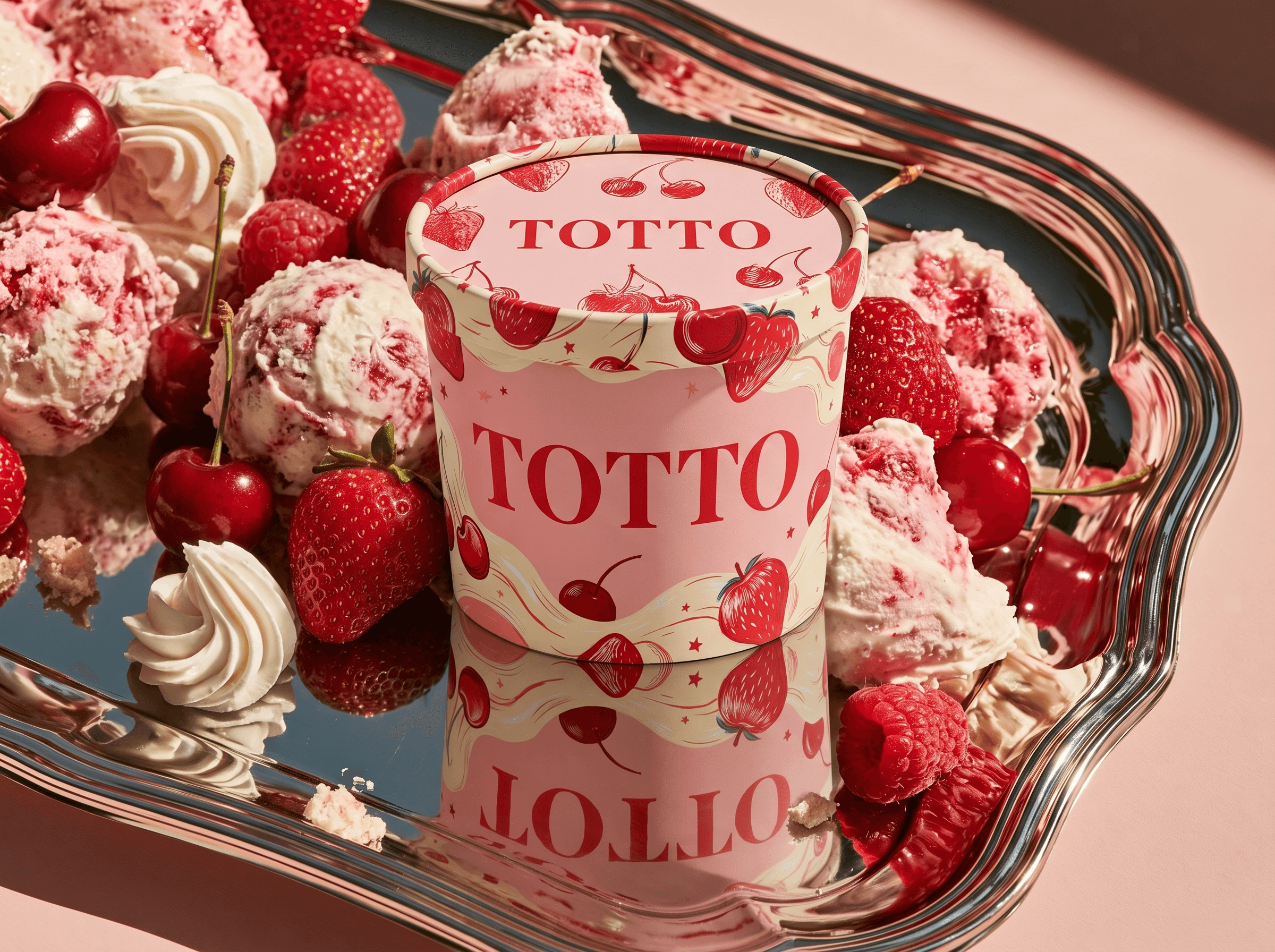 Editorial Serving Tray - created with Marketing Studio