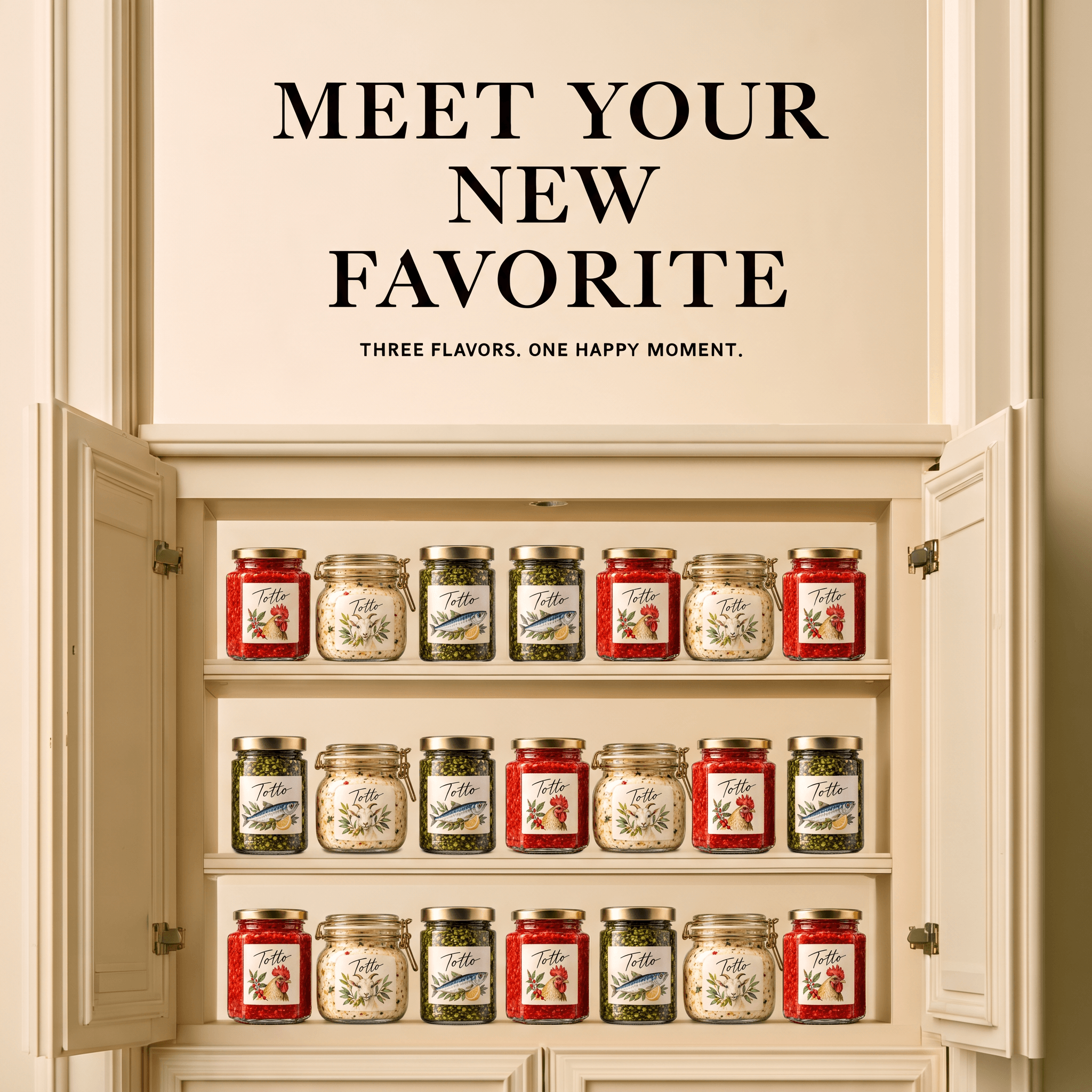 Totto Gourmet Trio - created with Marketing Studio